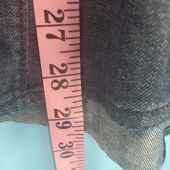 Poggianti 1958 denim pearl snap shirt 42/16.5 neck - Picture 6 of 13